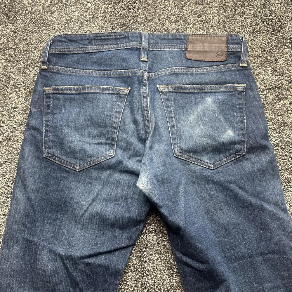 AG Adriano Goldschmied The Tellis Jeans Mens 32x32‎ Blue Slim Straight Zip Fly